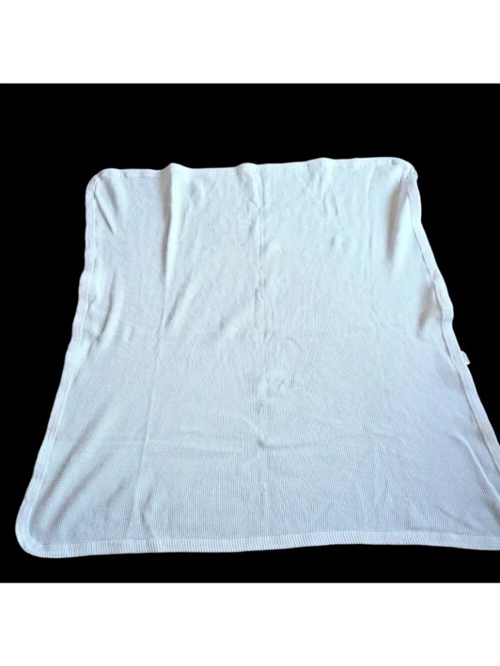 White‎ Baby Blanket Waffle Weave Thermal Classic Cotton Unisex